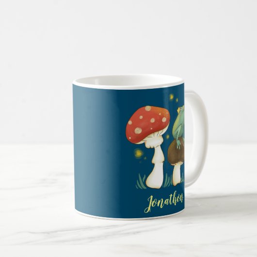 Firefly Frog Prince Personalized Coffee Mok (Voorkant rechts)