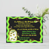 Firefly Frolic Verjaardag Kaart (Staand voorkant)