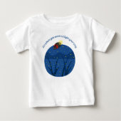 Firefly insect Baby Fine Jersey T-Shirt (Voorkant)