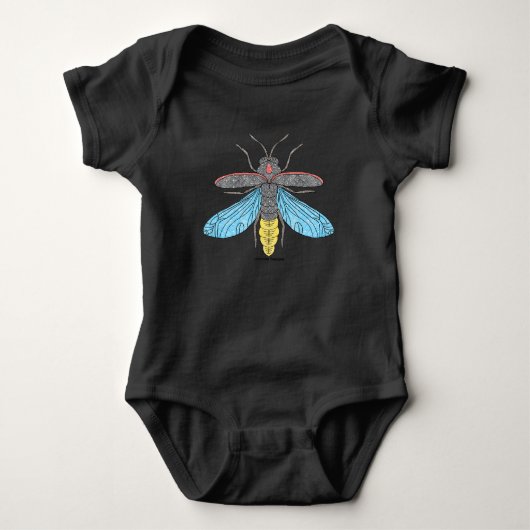 Firefly (levendig) - Baby Body Pak Romper (Voorkant)