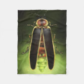 Firefly Lightning bug - Indiana state bug Fleece Deken (Voorkant)
