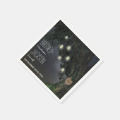 Firefly Mason Jar Oak Boom Bruiloft Servetten (Hoek)