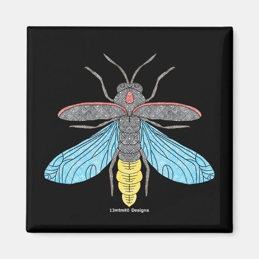 Firefly (noir) - Aimant (Devant)