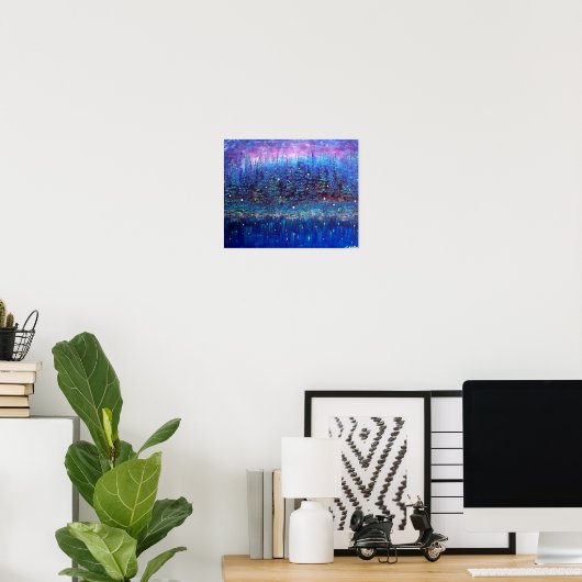 FireFly Reflections-Poster Poster (Thuiskantoor)