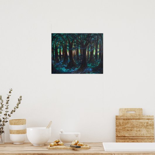 Firefly Rendezvous canvas druk Poster (Keuken)