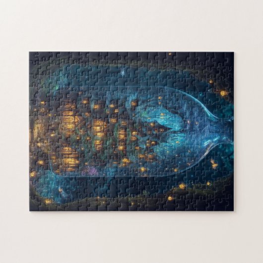 Firefly Village | Fantasy Digital Art Legpuzzel (Horizontaal)