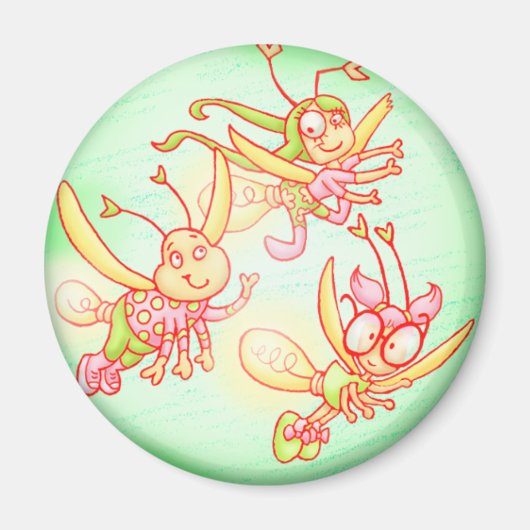 Firefly vrienden groene magneet (Voorkant)