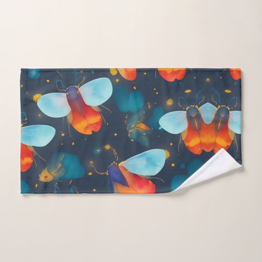 Firefly Waterverf Kleurrijk Gepersonaliseerd Patro Bad Handdoek (Handdoek)