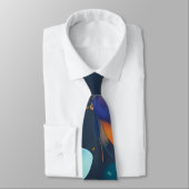 Firefly Waterverf Kleurrijk Gepersonaliseerd Patro Stropdas (Gebonden)