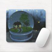 Firefly Wereldbol Mousepad Muismat (Met muis)