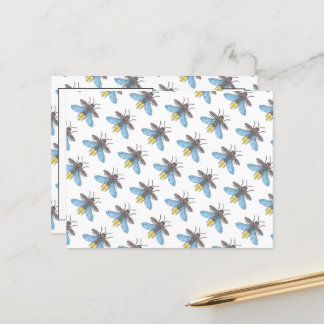 Firefly (wit) - Briefkaart