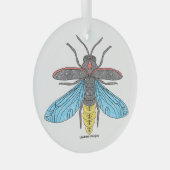 Firefly (wit) - Glas Ornament (Voorkant Rechts)