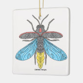 Firefly (wit) - Keramisch Ornament (Links)
