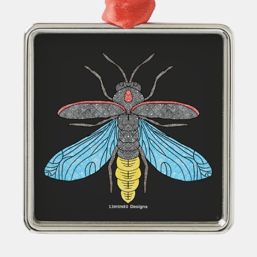 Firefly (zwart) - Premium Ornament (Voorkant)