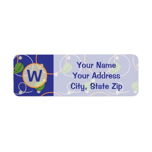 Firefours Over Water Return Address Label (Voorkant)