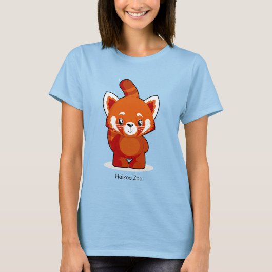 Firefox Dames Ringer T-Shirt (Voorkant)
