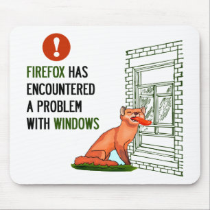 Firefox heeft een probleem met vensters ondervonde muismat