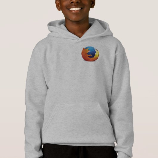 firefox logo hoodie (geen tekst, kinderen) (Voorkant)