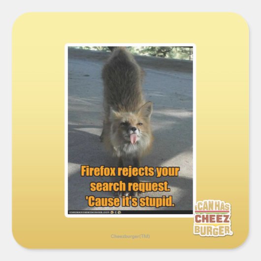 Firefox weigert vierkante sticker (Voorkant)