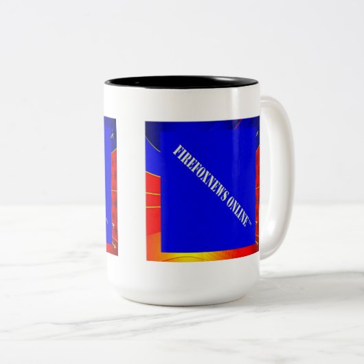 FIREFOXNEWS ONLINE™ 2 Tone Mug (Devant droit)