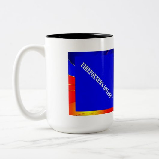 FIREFOXNEWS ONLINE™ 2 Tone Mug (Gauche)
