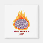 Firehouse 2017 Word Cloud Magnet (Devant)