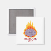 Firehouse 2017 Word Cloud Magnet Magneet (Voorkant / Achterkant)
