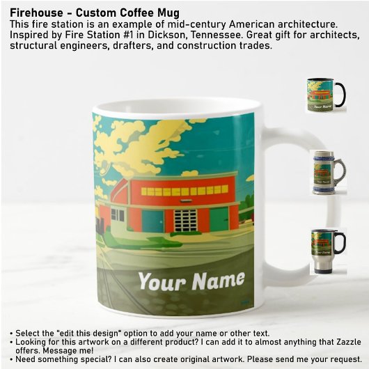 Firehouse - Custom Coffee Mug Koffiemok