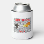 Firehouse Koelbox met Word Cloud Blikjeskoeler (Blikje Achterkant)