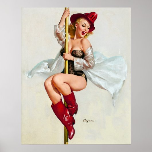 Firehouse Pin Up Poster (Voorkant)