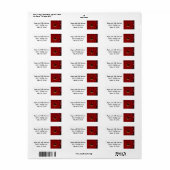 Firelight cactus flower etiket (Full Sheet)