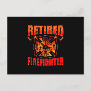 Fireman American Flag Red Line US brandweerman Feestdagenkaart
