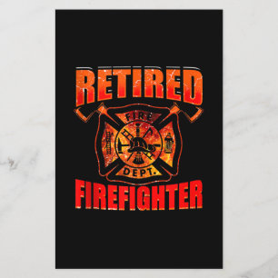 Fireman American Flag Red Line US brandweerman Flyer