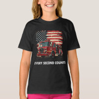 Fireman American Flag Thin Red Line Firefighter