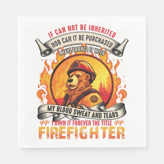 Fireman Beer Servet (Voorkant)