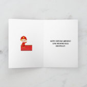 Fireman Birthday Greeting Kaart (Binnen)