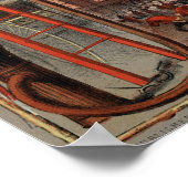 FIREMAN Certificate  Fire Department Poster (Hoek)