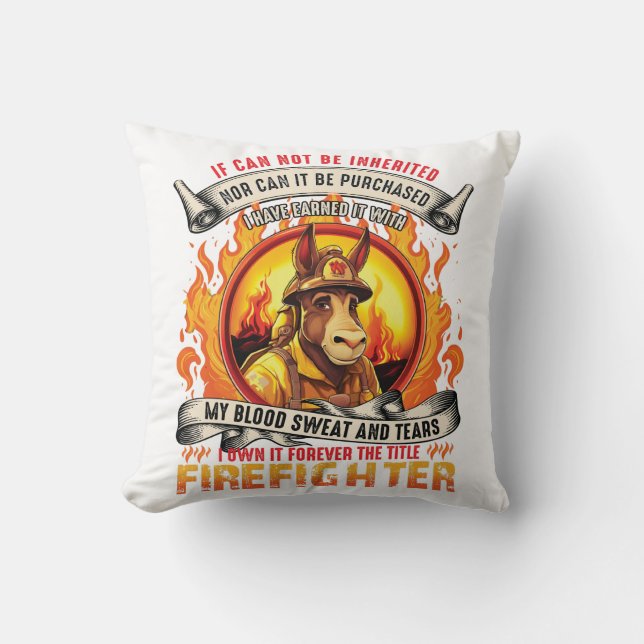 Fireman Donkey Kussen (Voorkant)