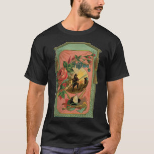 Fireman Firefighter Artwork Antiek T Shirt 1880