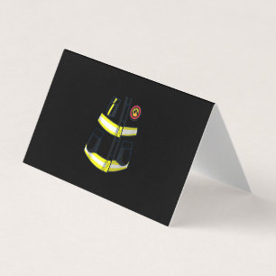 Fireman Firefighter Costume Halloween Visitekaartjes