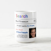 Fireman Funny Custom Best Search Gift Mok (Center)