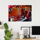 Fireman - Motor nr. 2 Poster (Thuiskantoor)