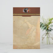 Fireman - Pet - South Plainfield Fire Dept Briefpapier (Staand voorkant)