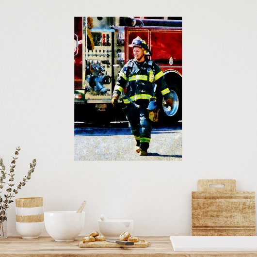 Fireman Poster (Keuken)