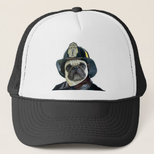 Fireman Pug pet