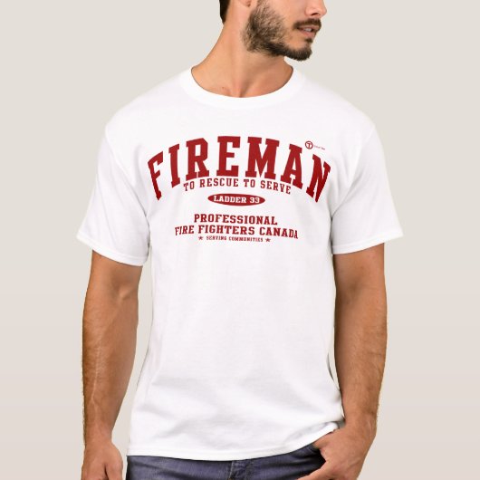 Fireman T-shirt (Voorkant)