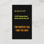 Fireman visitekaartjes (Achterkant)