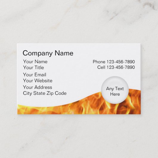 Fireman Visitekaartjes (Voorkant)