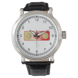 Fireman's 4 Trumpet Shield Horloge