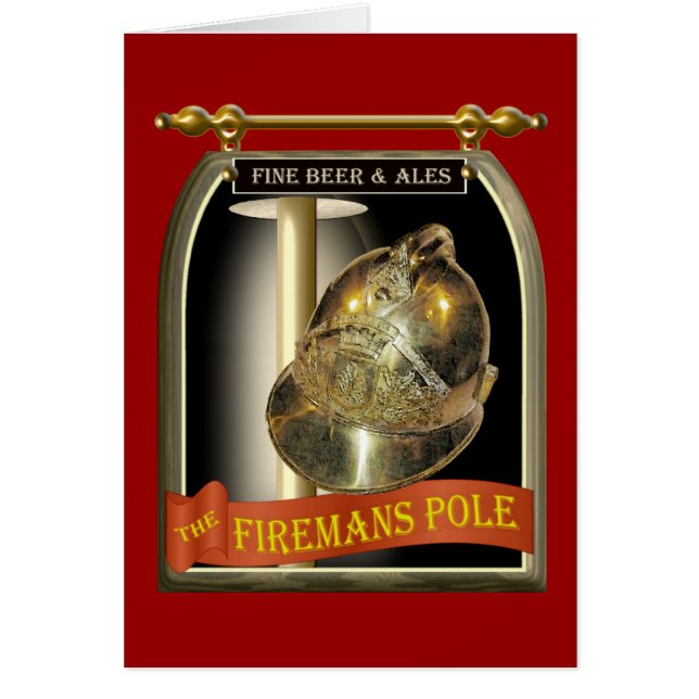 Firemans Pole Pub Sign (Voorkant)